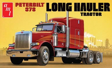 AMT 1169 Peterbilt 378 Long Hauler Semi Tractor 1/24 Scale Model Kit