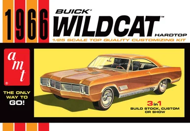 AMT 1175 1966 Buick Wildcat 1/25 Scale Model Kit