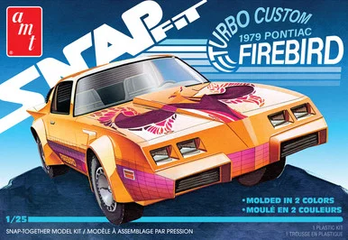 AMT 1211 1979 Pontiac Firebird Turbo Custom 1/25 Scale Snap Model Kit