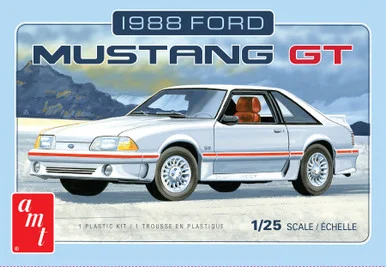 AMT 1216 1988 Ford Mustang 1/25 Scale Model Kit