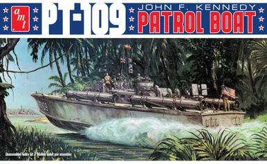 AMT 1233 John F. Kennedy PT-109 1/64 Model Kit