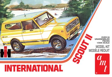 AMT 1248 1977 International Harvester Scout II 1/25 Scale Model Kit