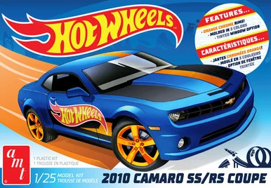 AMT 1255 2010 Chevy Camaro Hot Wheels 1/25 Scale Model Kit