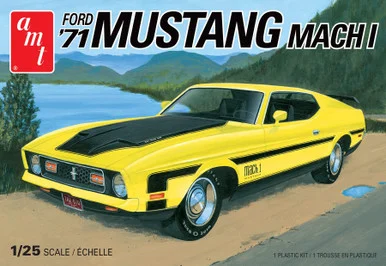 AMT 1262 1971 Ford Mustang Mach I 1/25 Scale Model Kit