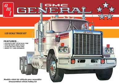 AMT 1272 1976 GMC General Semi Tractor 1/25 Scale Model Kit