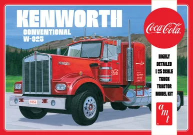 AMT 1286 Kenworth W-925 Tractor Coca-Cola 1/25 Scale Model Kit