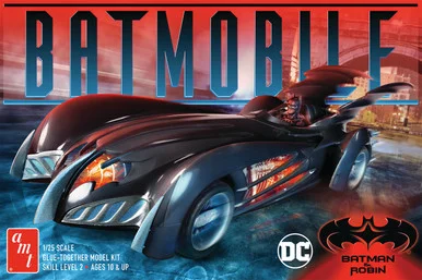 AMT 1295 Batman & Robin Movie Batmobile 1/25 Scale Model Kit