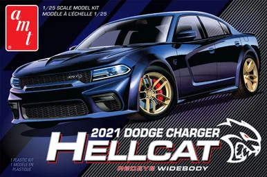 AMT AMT1325 Dodge Charger Hellcat Redeye Widebody 1/25 Scale Model Kit