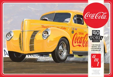 AMT 1346 1940 Ford Coupe Coca-Cola 1/25 Scale Model Kit