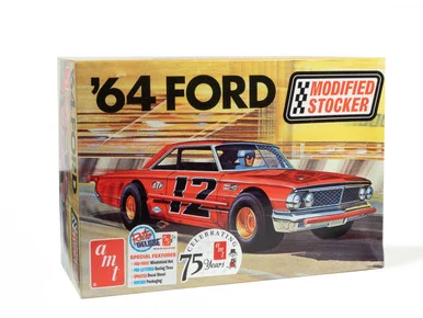 AMT 1383 1964 Ford Galaxie Modified Stocker 1/25 Scale Model Kit