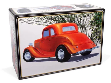 AMT 1384 1934 Ford 5-Window Coupe Street Rod 1/25 Scale Model Kit