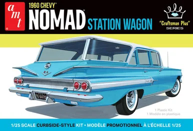 AMT AMT1402M 1960 Chevrolet Nomad Station Wagon Craftsman Plus 1/25 Scale Model Kit