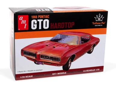 AMT 1411 1968 Pontiac GTO Hardtop Craftsman Plus 1/25 Scale Model Kit