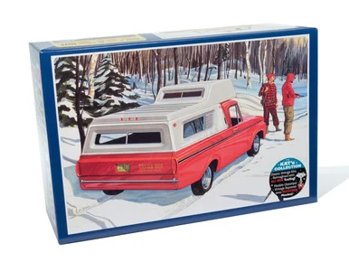 AMT 1412 1963 Ford F-100 Camper Pickup 1/25 Scale Model Kit