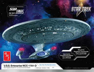 AMT 1429 Star Trek: The Next Generation U.S.S. Enterprise NCC-1701-D 1/1400 Scale Model Kit