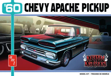 AMT 1444 1960 Chevy Apache Pickup Street Machine 1/25 Scale Model Kit