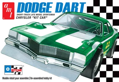 AMT 1450 Dodge Dart Sportsman Short Track Kit Car 1:25 Scale Model Kit