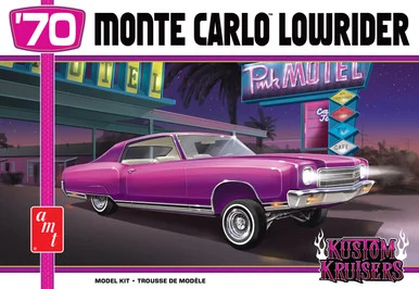 AMT 1458M 1970 Chevy Monte Carlo Lowrider 1/25 Scale Model Kit