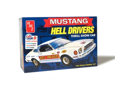AMT 1475 1977 Ford Mustang Hells Drivers 1/25 Scale Model Kit