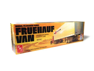 AMT 1478 Fruehauf 40" Beaded Van Trailer 1/25 Scale Model Kit