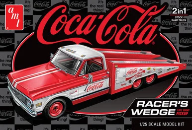 AMT AMT1506 1972 Chevy Racer's Wedge Pickup Coke 1/25 Scale Model Kit