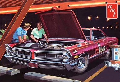 AMT AMT1578 1965 Pontiac Grand Prix Show & Go 1/25 Scale Model Kit