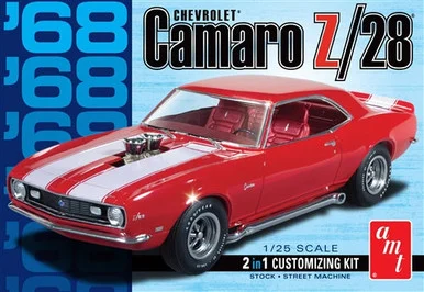 AMT 868 1968 Camaro Z-28 1/25 Scale Model Kit