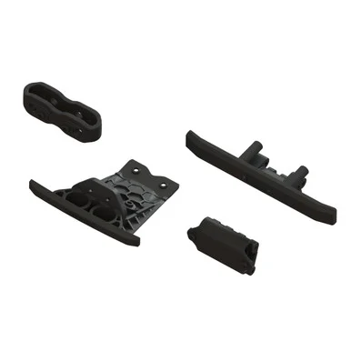 ARRMA ARA-1547 Lower Skid and Bumper Set Black
