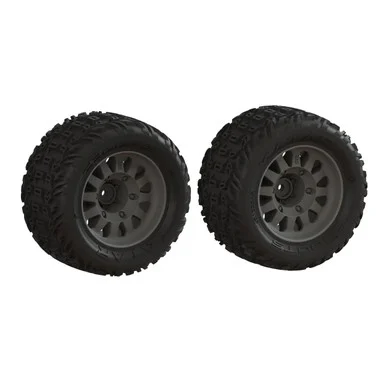 ARRMA ARA-1553 DBoots 'Katar' Tire Set Glued, 1 Pair