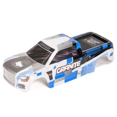 ARRMA ARA-2246 GRANITE 4x4 Clipless Painted Decaled Body, Blue/White