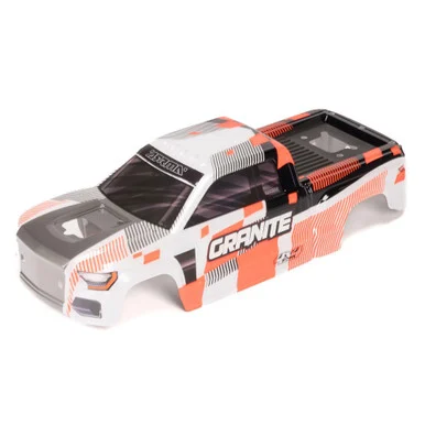 ARRMA ARA2247 GRANITE 4x4 Clipless Painted Decaled Body (Orange)