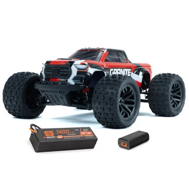 Arrma ARA2102T2: GRANITE GROM 4x4 SMART Small Scale MT Red