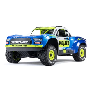 ARRMA ARA2104T2 MOJAVE GROM 4x4 SMART Small Scale Desert Truck, Blue/White