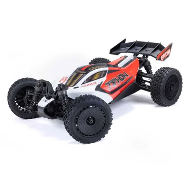 ARRMA ARA2106T2 TYPHON GROM 4x4 SMART Small Scale Buggy, Red/White
