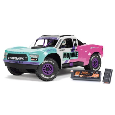 ARRMA ARA2304ST1 1/16 MOJAVE GROM 223S DSC 4X4 RTR Brushless Desert Truck; Battery & Charger Included, Teal