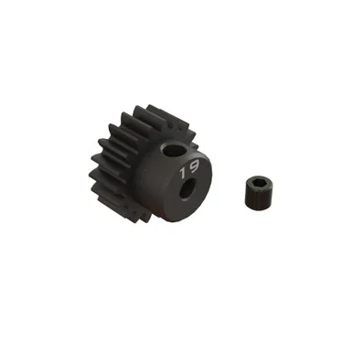 ARRMA ARA311081 19T 0.8Mod 1/8 Bore CNC Steel Pinion Gear