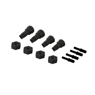 ARRMA ARA311229 Wheel Axle and Hub Set B: GROM
