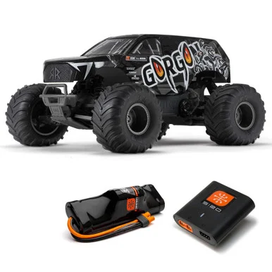 Arrma ARA3230SKT1: GORGON 2wd MT 1/10 Self Assembly RTA KIT SMART USB batt Gunmetal