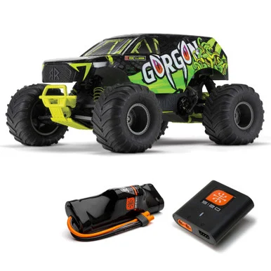 Arrma ARA3230ST1: GORGON 2wd MT1/10 RTR Smart 3300 7C S120 USB Yellow