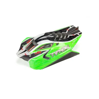 Arrma ARA402272 Typhon 4X4 Mega Body Painted Decal Trimmed, Green