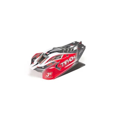 Arrma ARA402274 AR402274 Typhon 4x4 Blx Painted Decaled Body, Red