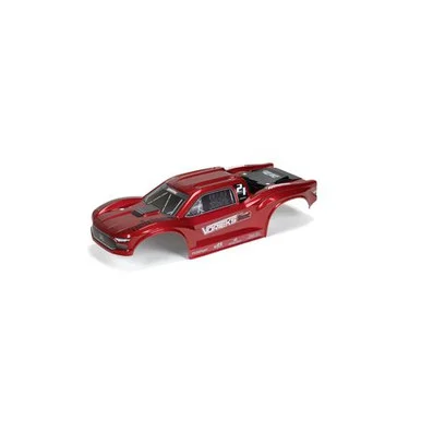 Arrma ARA402347 Vorteks 4X2 Painted Decaled Trimmed Body, Red