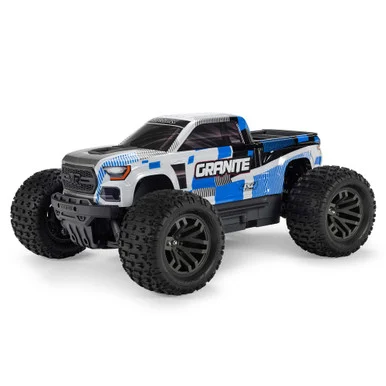 ARRMA ARA4202V4T2 1/10 GRANITE MEGA 4X4 RTR Brushed Monster Truck, Blue