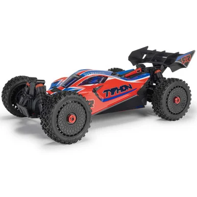 ARRMA ARA4206V4T3 1/8 TYPHON MEGA 4X4 RTR Brushed Buggy, Red