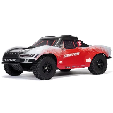 ARRMA ARA4303V4T2 1/10 SENTON 223S DSC 4X4 RTR Brushless Short Course Truck, Red