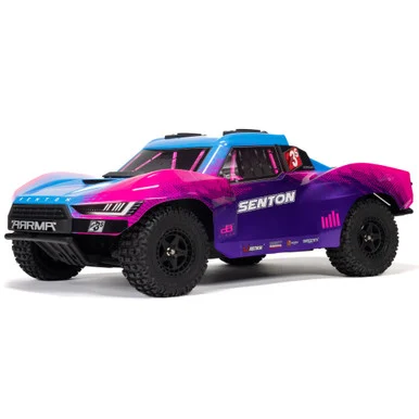 ARRMA ARA4303V4T3 1/10 SENTON 4X4 223S BLX Brushless Short Course Truck RTR W/ DSC, BLUE