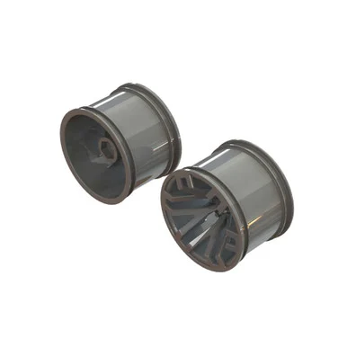 Arrma ARA510125 MT 2.8 Wheel 14mm Hex Gun Metal, Pair