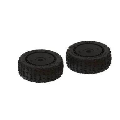 Arrma ARA550058 DBoots Katar B 6S Tire Set Black, Pair