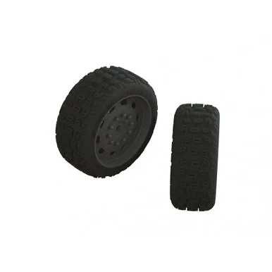 Arrma ARA550083 DBoots Katar 35/085 2.4 Tire Set Glued, Pair