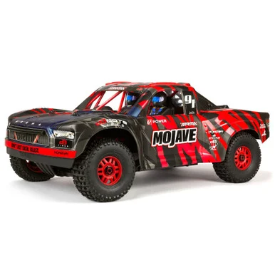 Arrma ARA7604V2T2: MOJAVE 6S 4WD BLX 1/7 Desert Truck RTR Red/Black